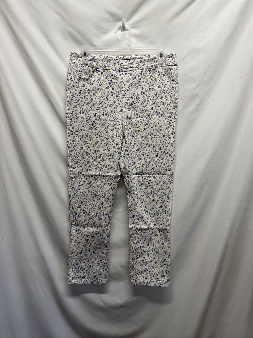 Mario Serrani Italy Women’s Blue and White Floral Pants M/M